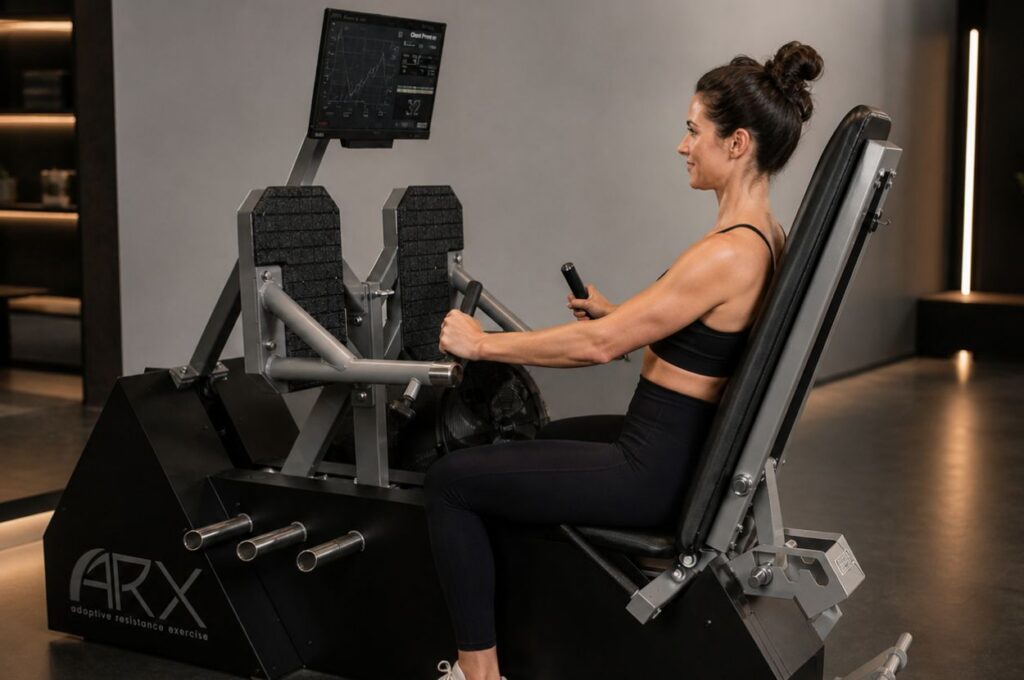 person training using an ARX equipment